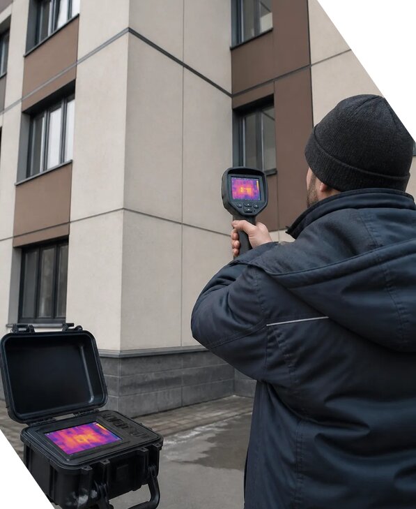 Тепловизионное обследование зданий и сооружений в Новокузнецке